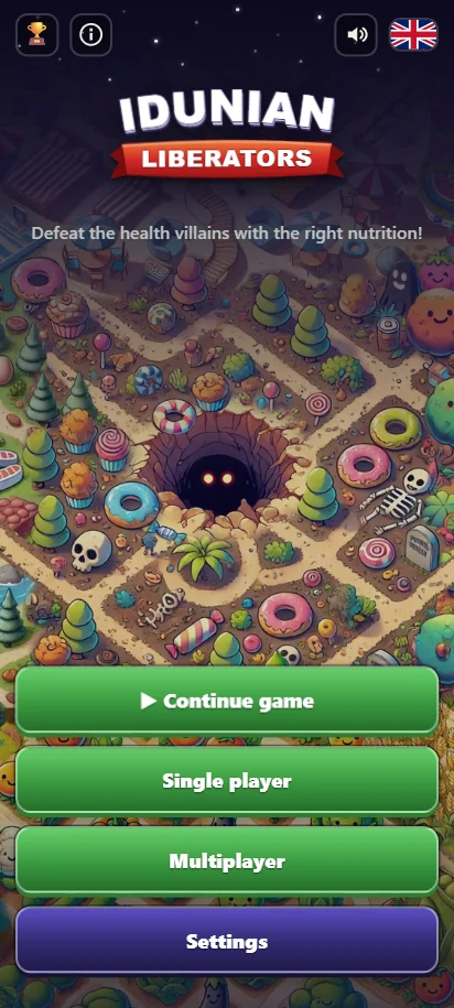 The home screen
